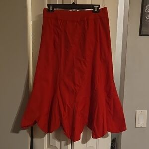 Elegant Red Skirt